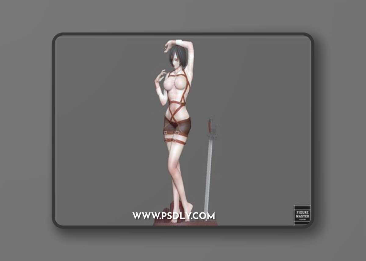 Mikasa Ackerman from Attack on Titan v2 – 3D Print Model