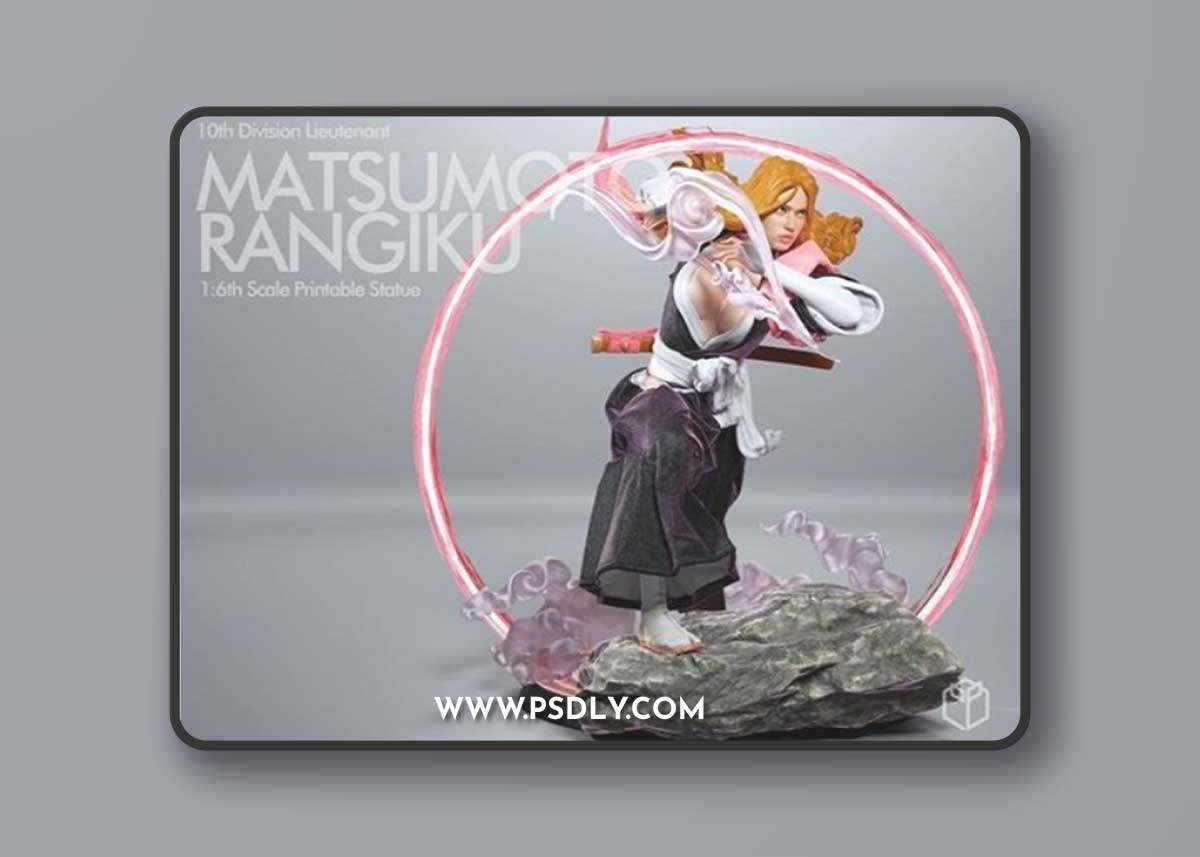 Moyashi Studios – Bleach Rangiku – 3D Print Model