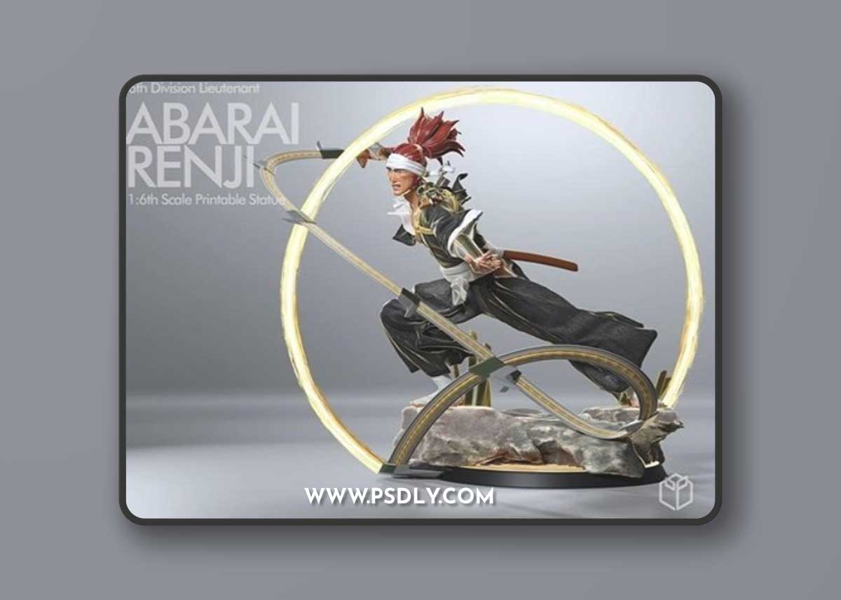 Moyashi Studios – Bleach Renji – 3D Print Model