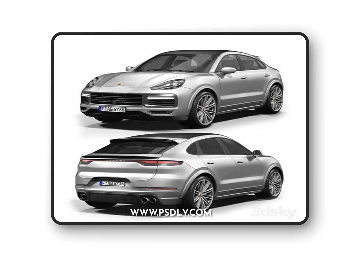 Porsche Cayenne 2022 3D Model
