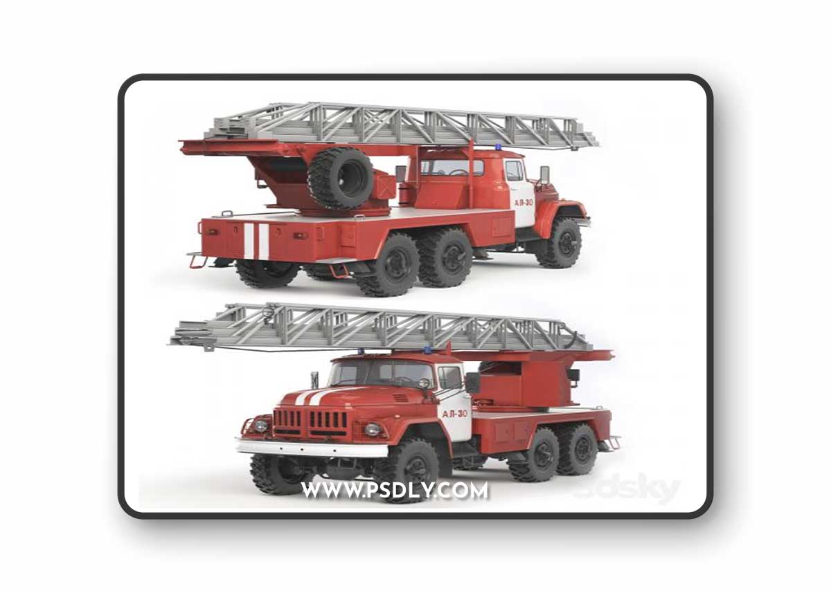 ZiL 131 AL-30 fire truck 1988