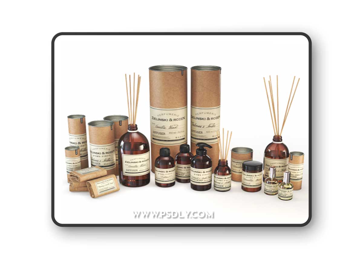 Zielinski & Rozen Decorative Set #1 3D Model