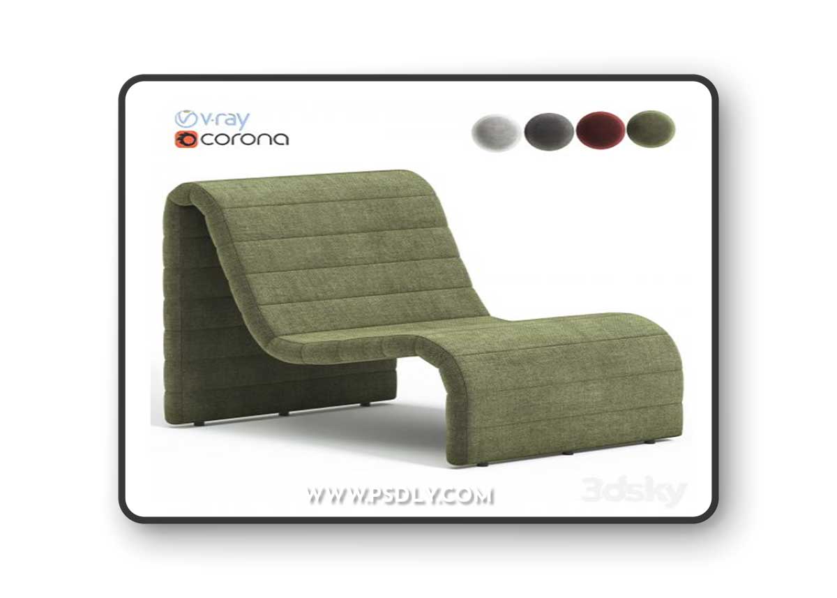 Zurich Occasional Chair 3D Model