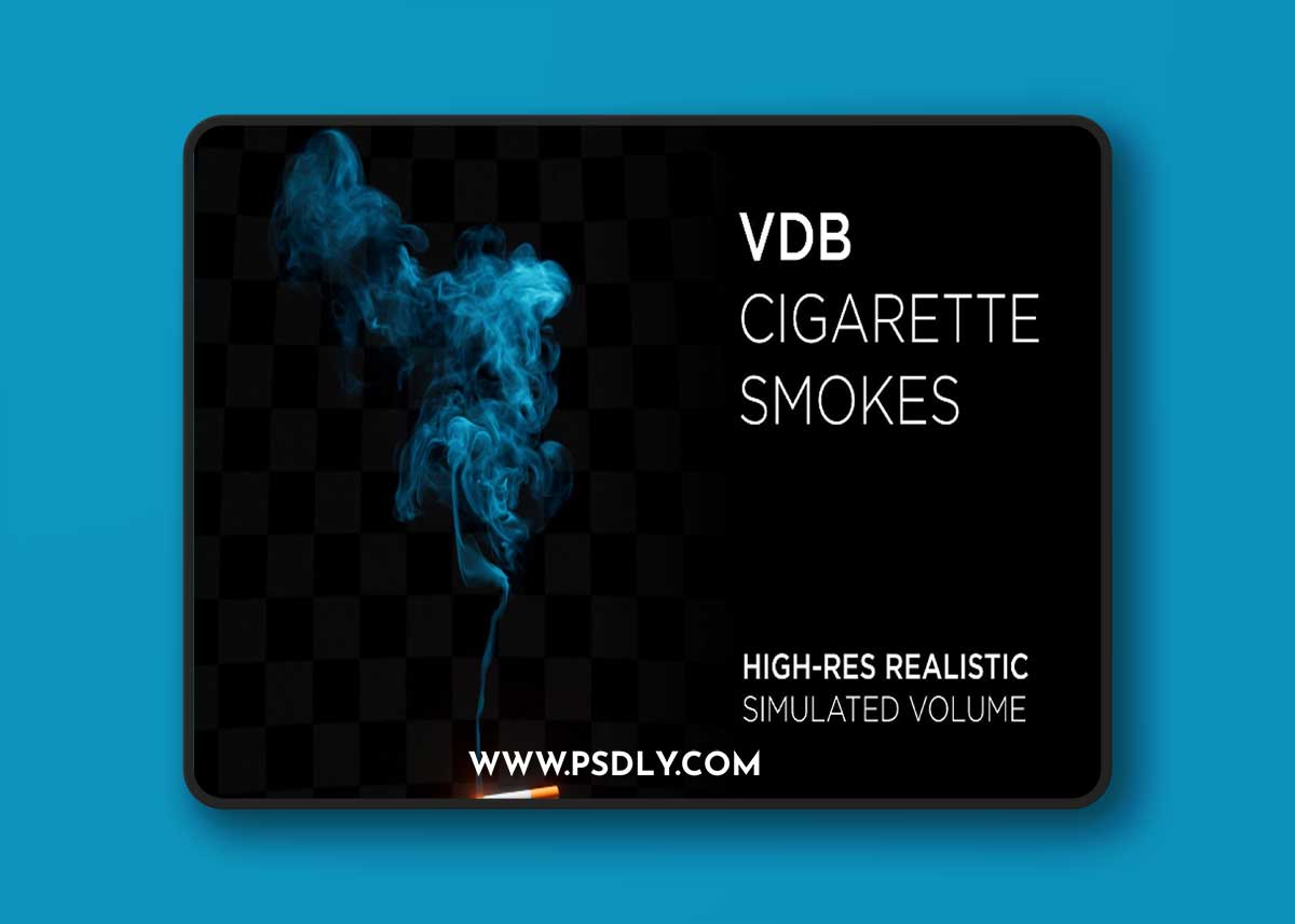 ArtStation - High-Res VDB Cigarette Smokes