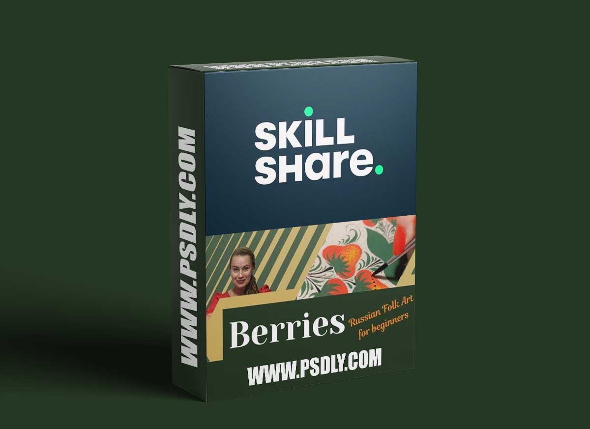 BERRIES: Easy Decorative Brush Painting With Acrylic For Beginners