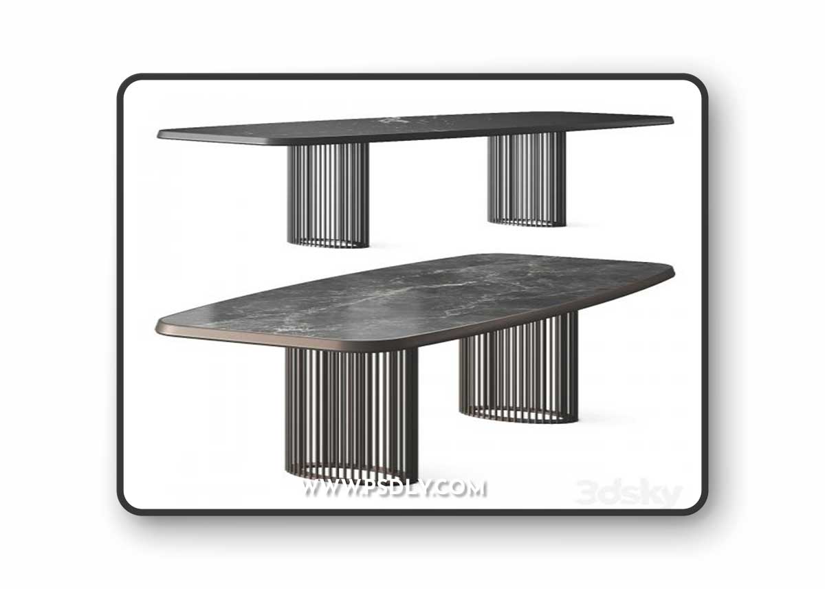 Bonaldo Luna Bianca Dining Tables