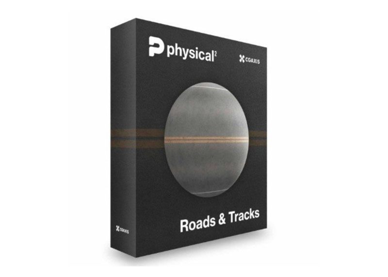 CGAxis – Physical 2 Roads PBR Textures FULL