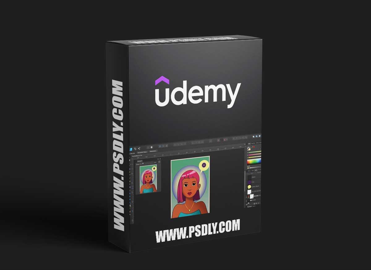 Create a Female Cartoon Portrait with Affinity Designer