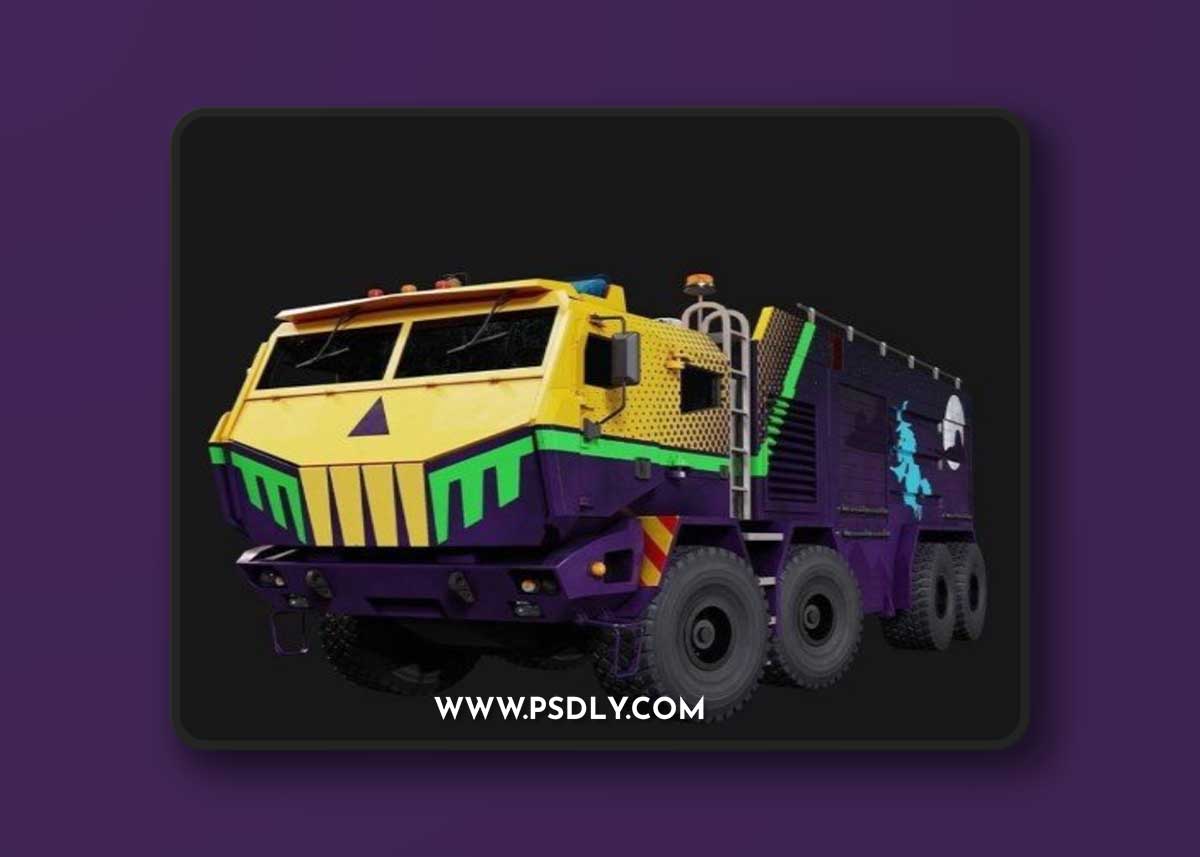 Fire Truck 3D Model