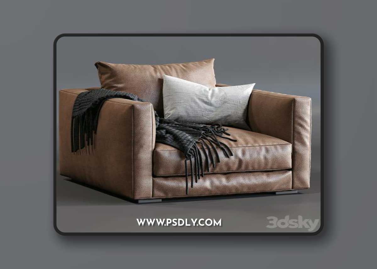 Leather Armchair Tango By Marac