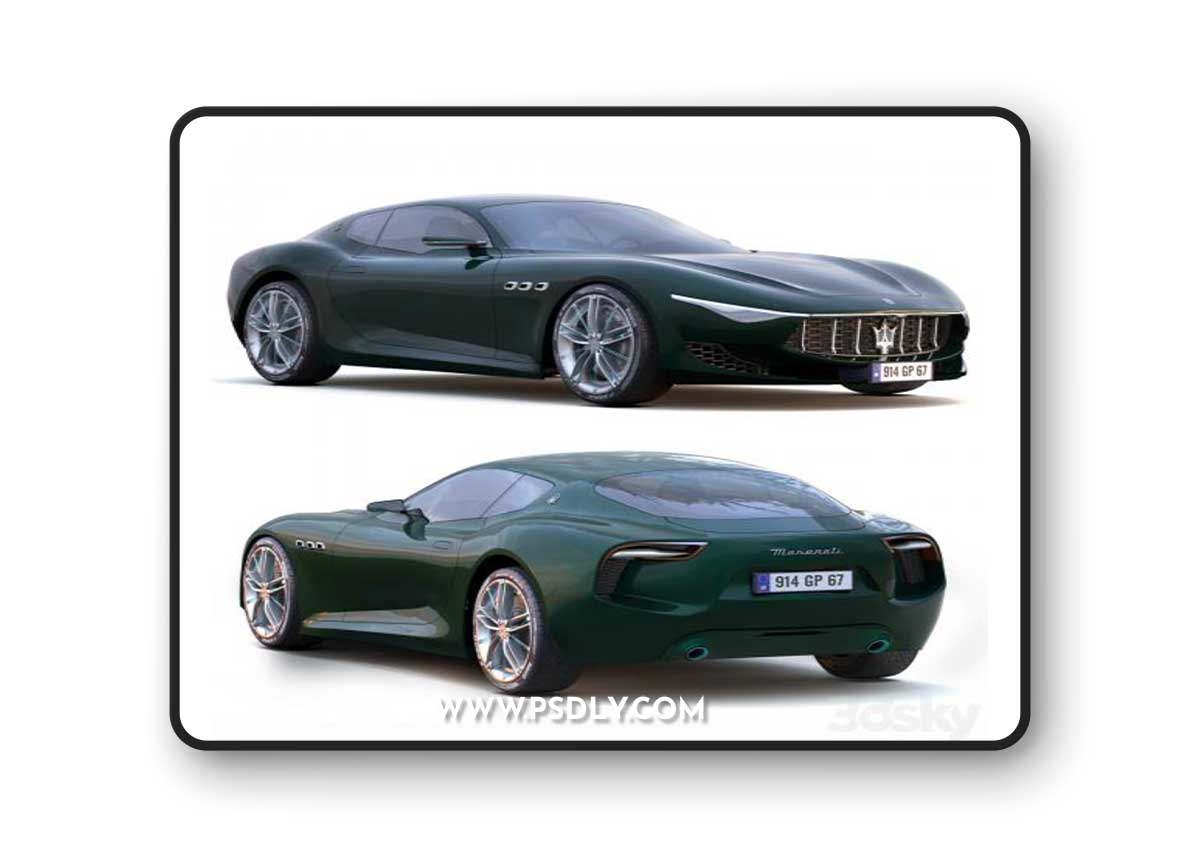 Maserati Alfieri 3D Model