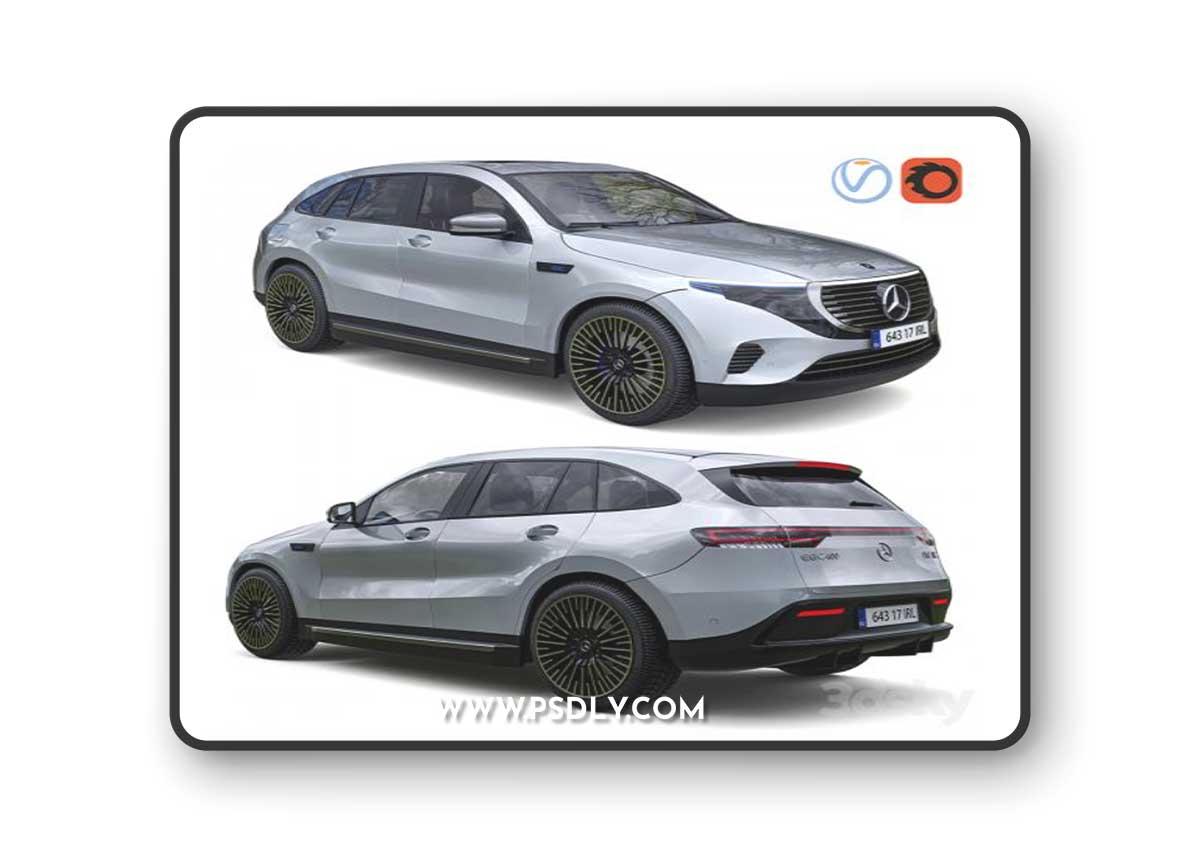 Mercedes Benz EQC 400 3D Model