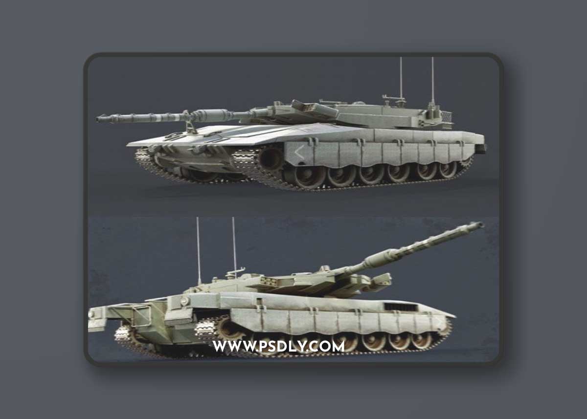 Merkava MK3 3D Model