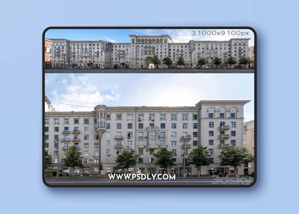 Panorama from Tverskaya street 3D Model