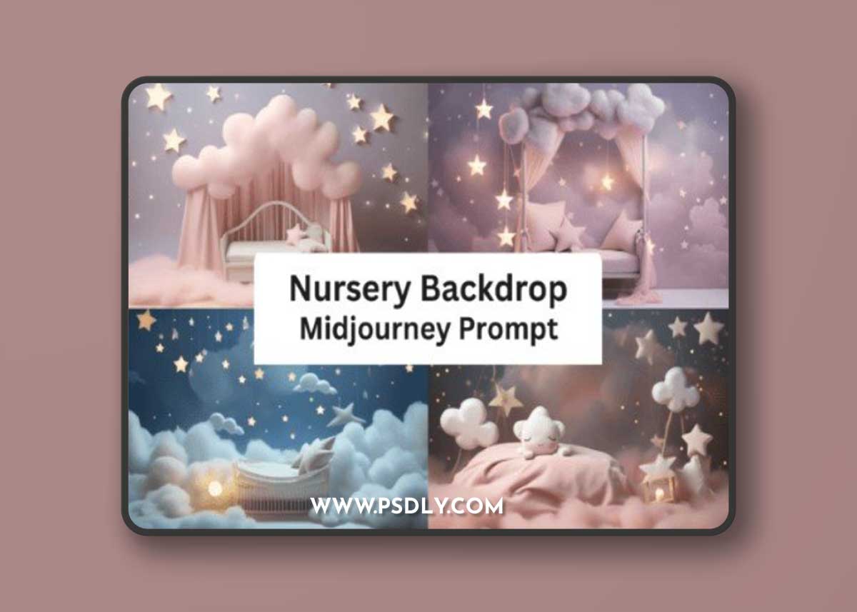 Ai Prompt for Nursery Backdrop