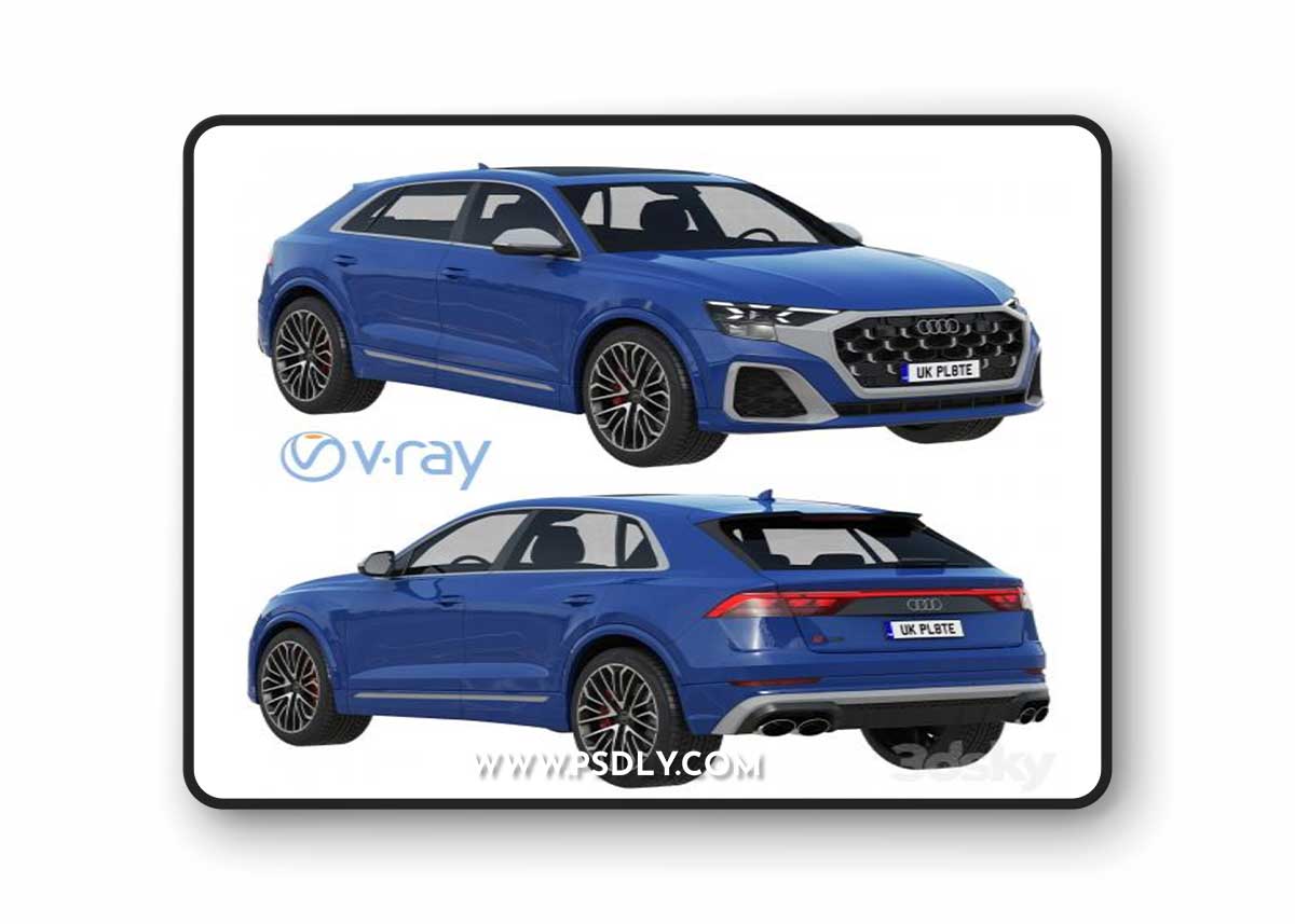 Audi SQ8 2024 3D Model