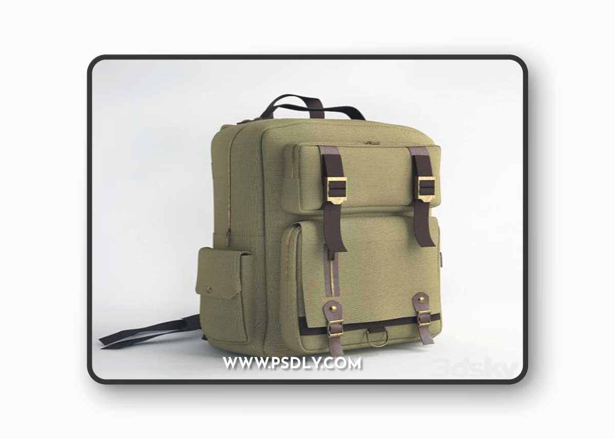 Backpack BLUBOON Rucksack Vintage Backpacks Canvas School Unisex Bags with Large Capacity for Outdoor / Hiking / College