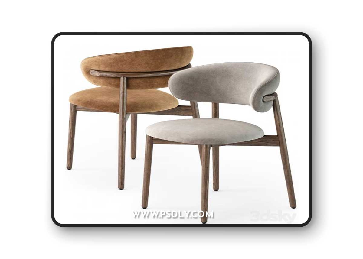 Calligaris Oleandro wood chair