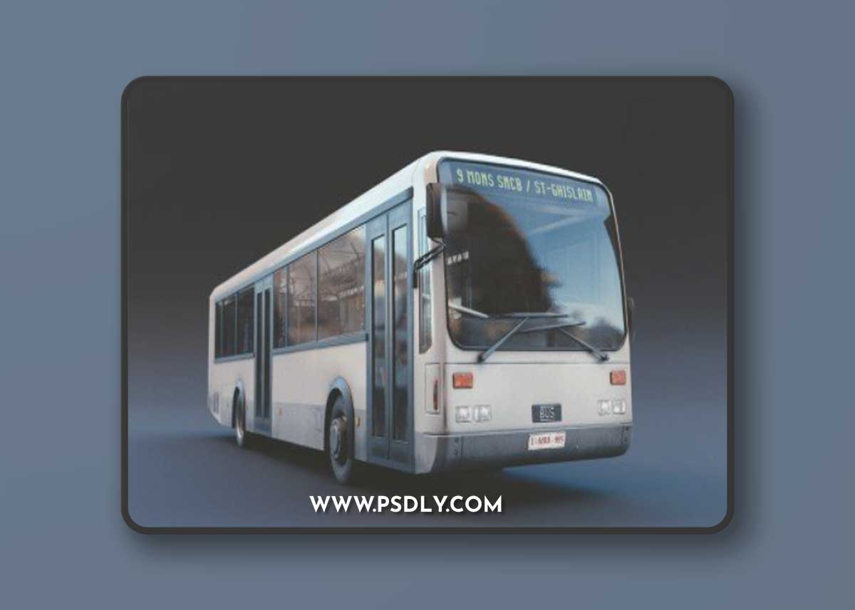 Complete Low Poly Bus - Store