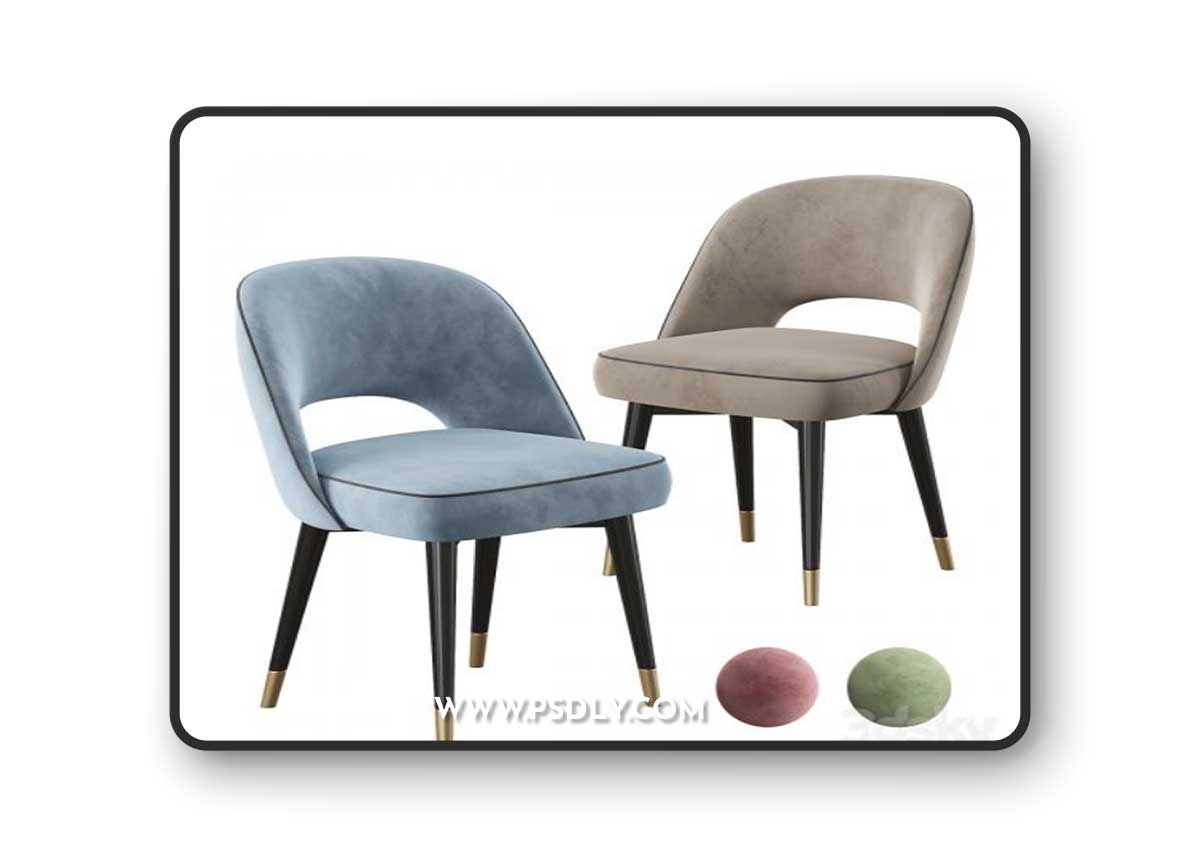 Eichholtz Dining Chair Cliff 3D Model