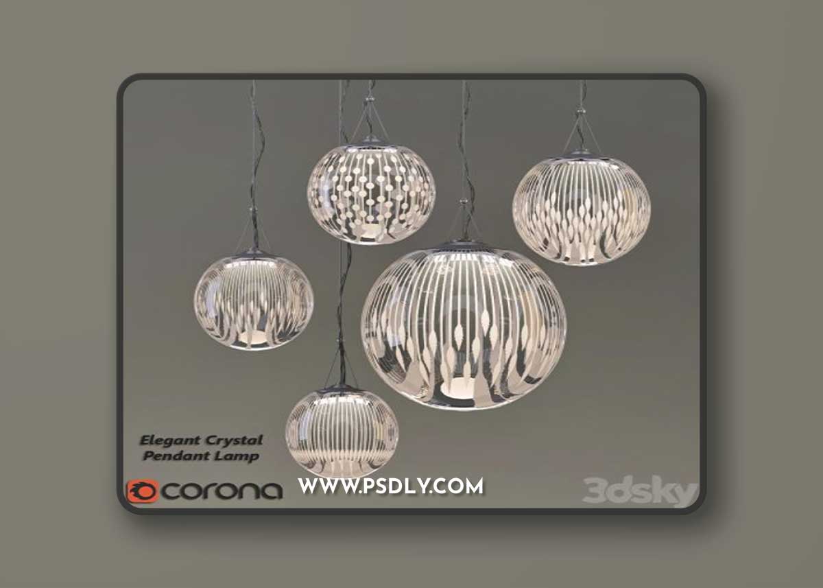 Elegant Crystal Pendant Lamp