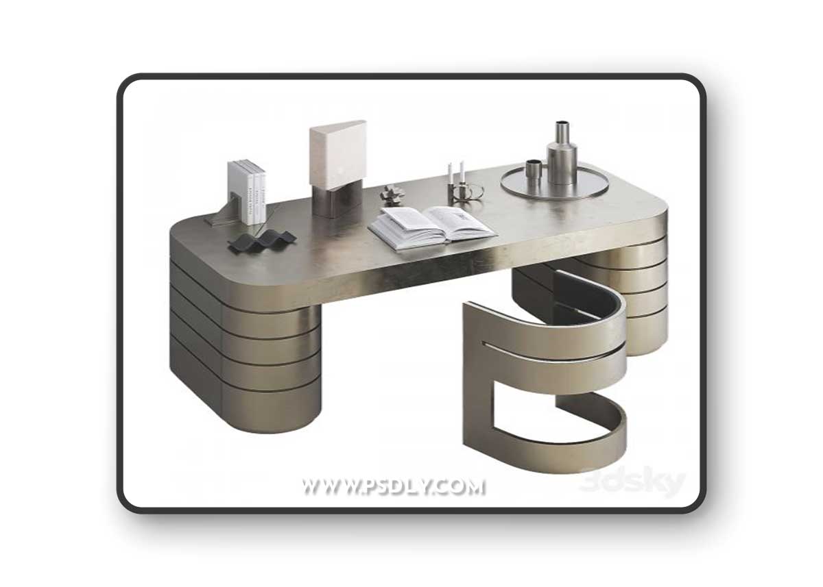 GAE Chair and FRANK Table by JORIS POGGIOLI