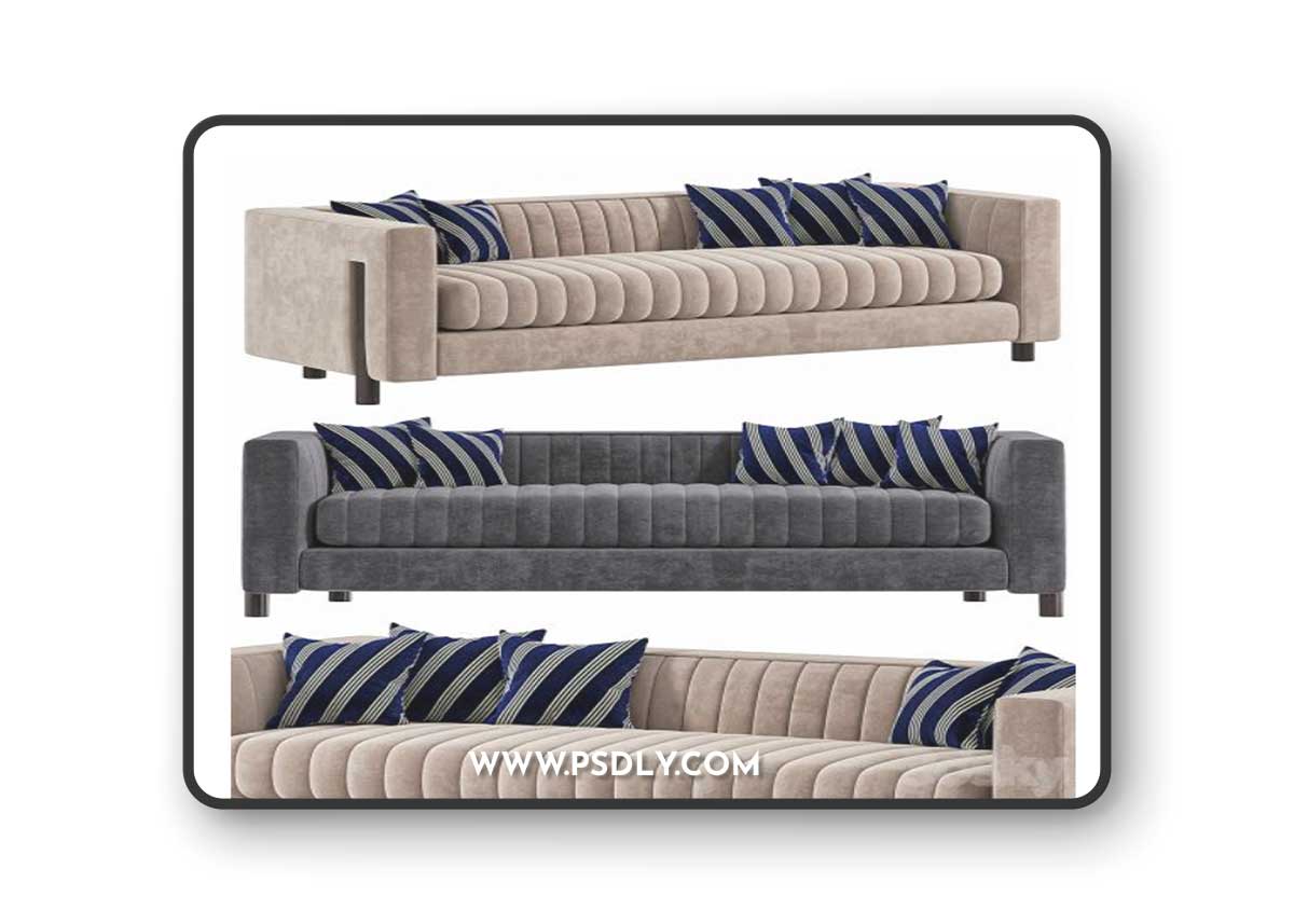 GRAY SOFA SOUTH HILL HOME COLLECTION