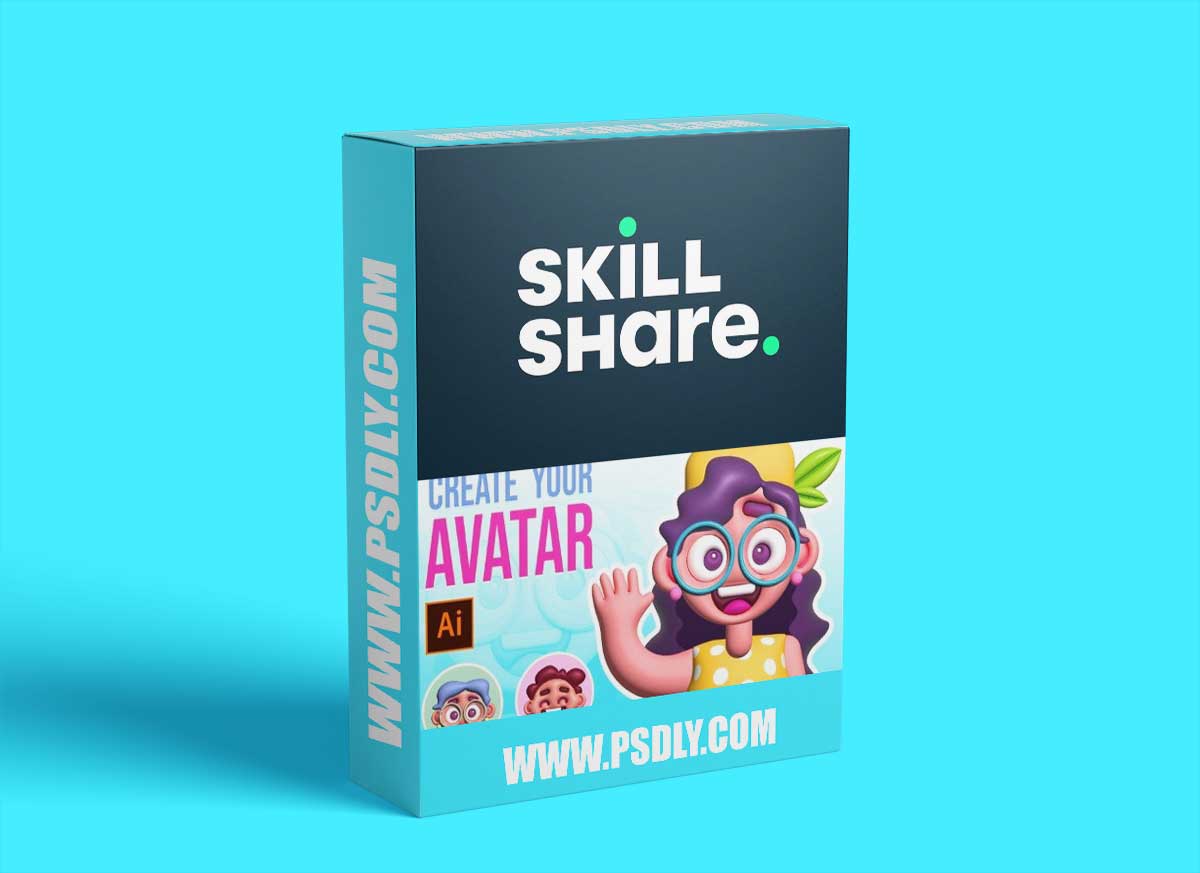 Get Crazy and Create your 3d Avatar with Adobe illustrator !