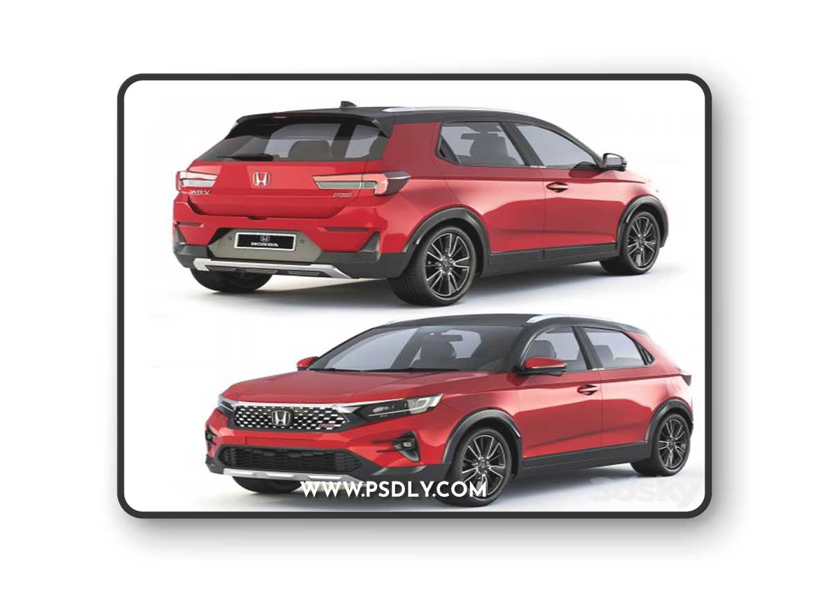 Honda WR-V RS 2023 3D Model