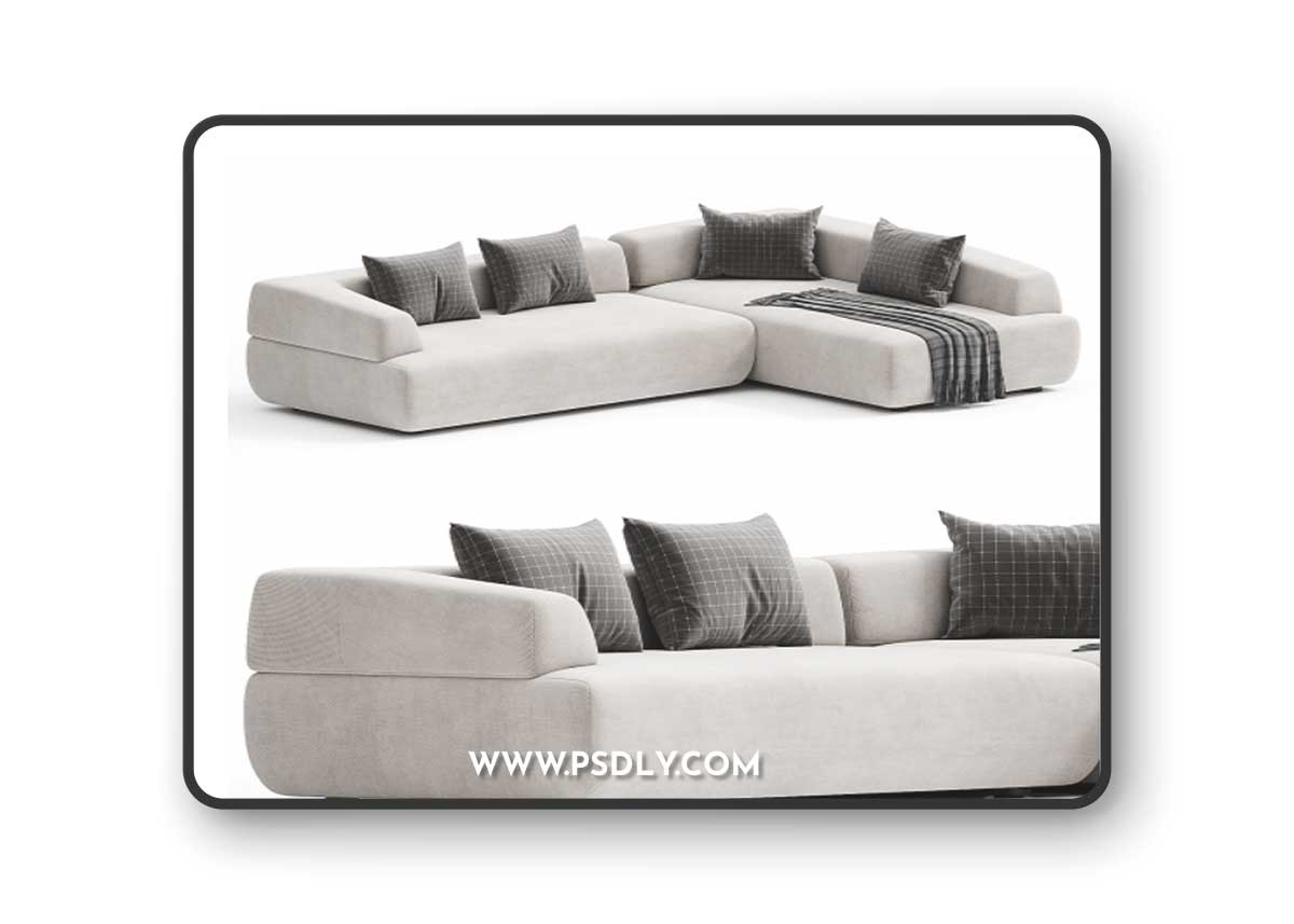 ITALO | Sofa with chaise longue By Minimomassimo