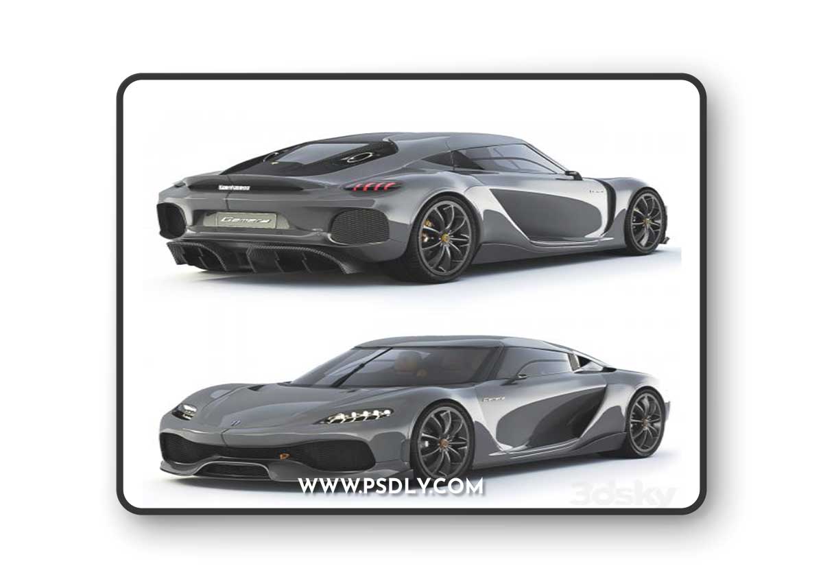 Koenigsegg Gemera 2021 3D Model