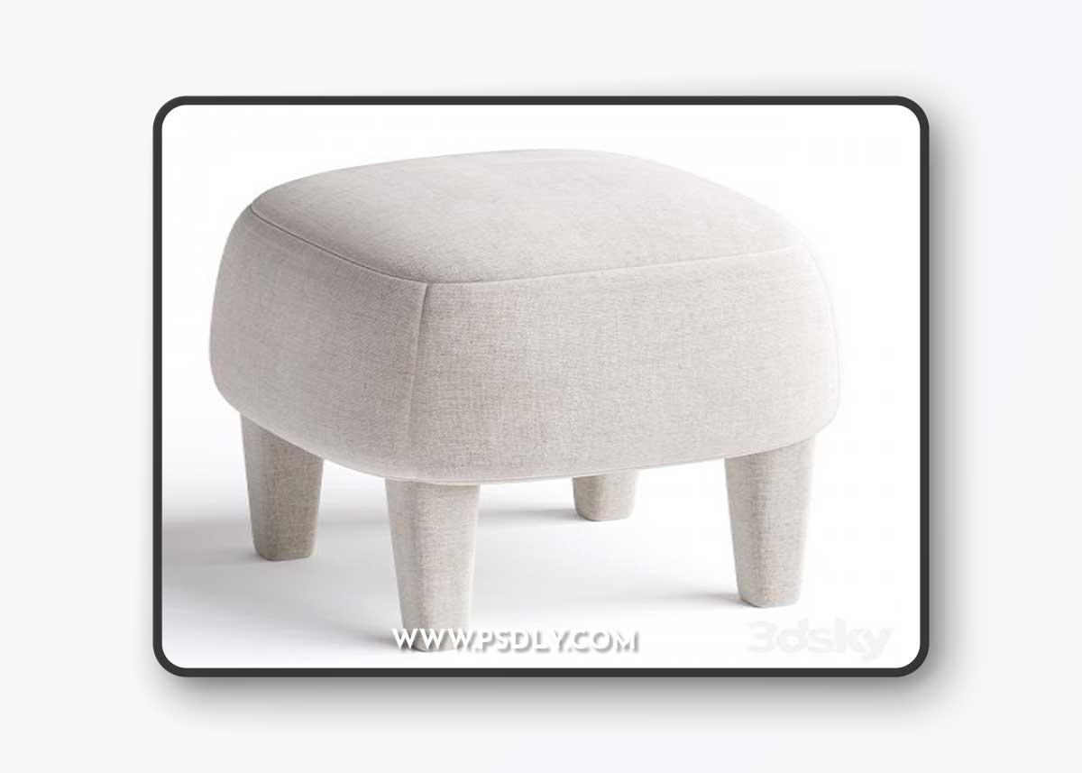MINI | Fabric pouf By Gianfranco Ferré Home