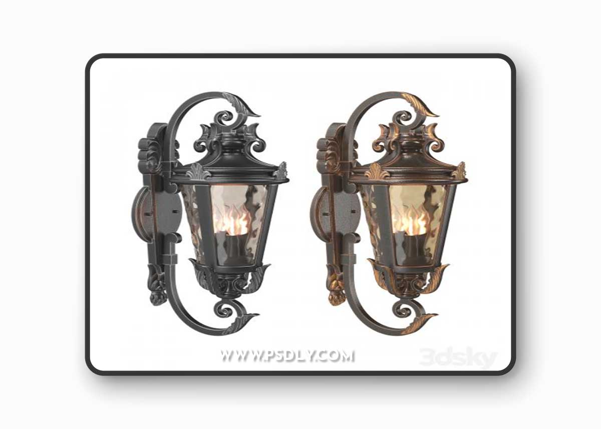 Marseille Rustic Industrial Outdoor Wall Light