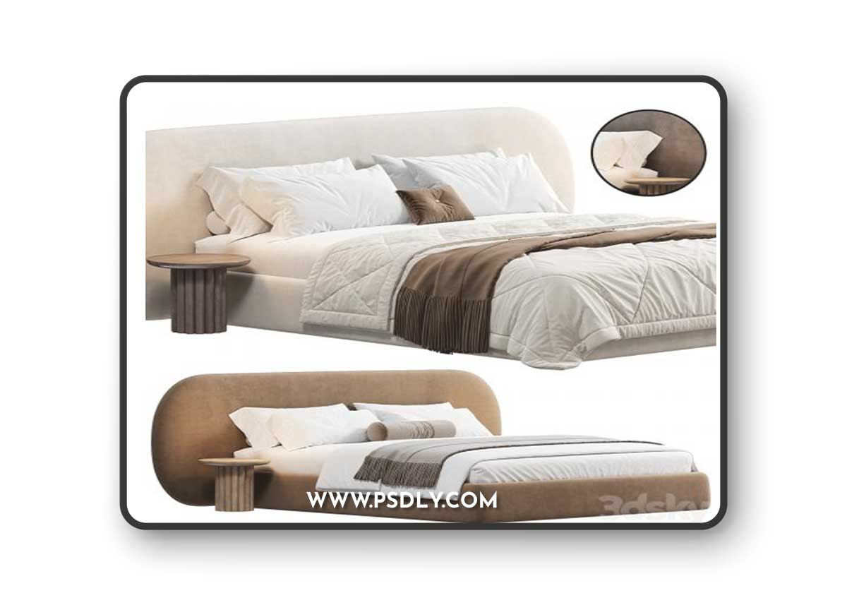 Moca Cloud bed by oneandhome