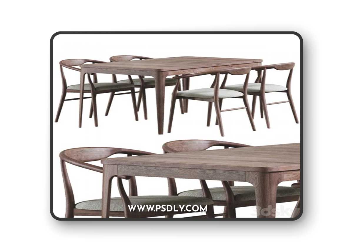 New York Table and Turin Chair by deephouse