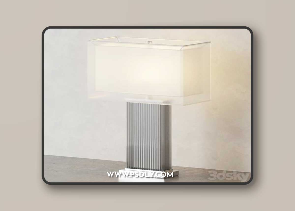 Table lamp Dantone Home Charleston 2 3D Model