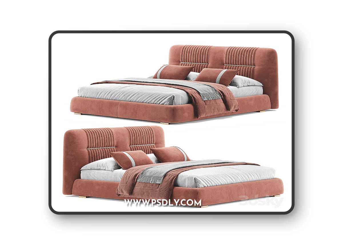Ulivi Salotti Omer Bed 3D Model