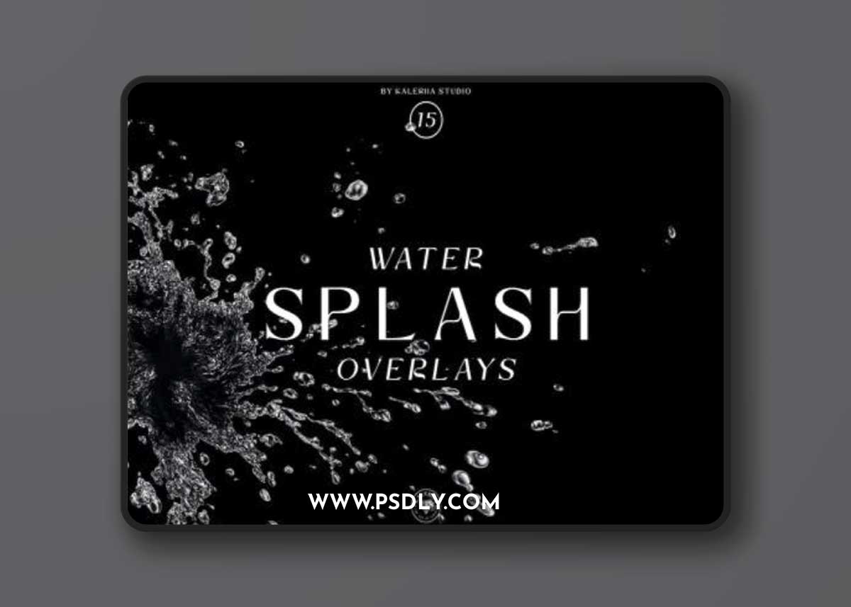 Water Splash Overlays