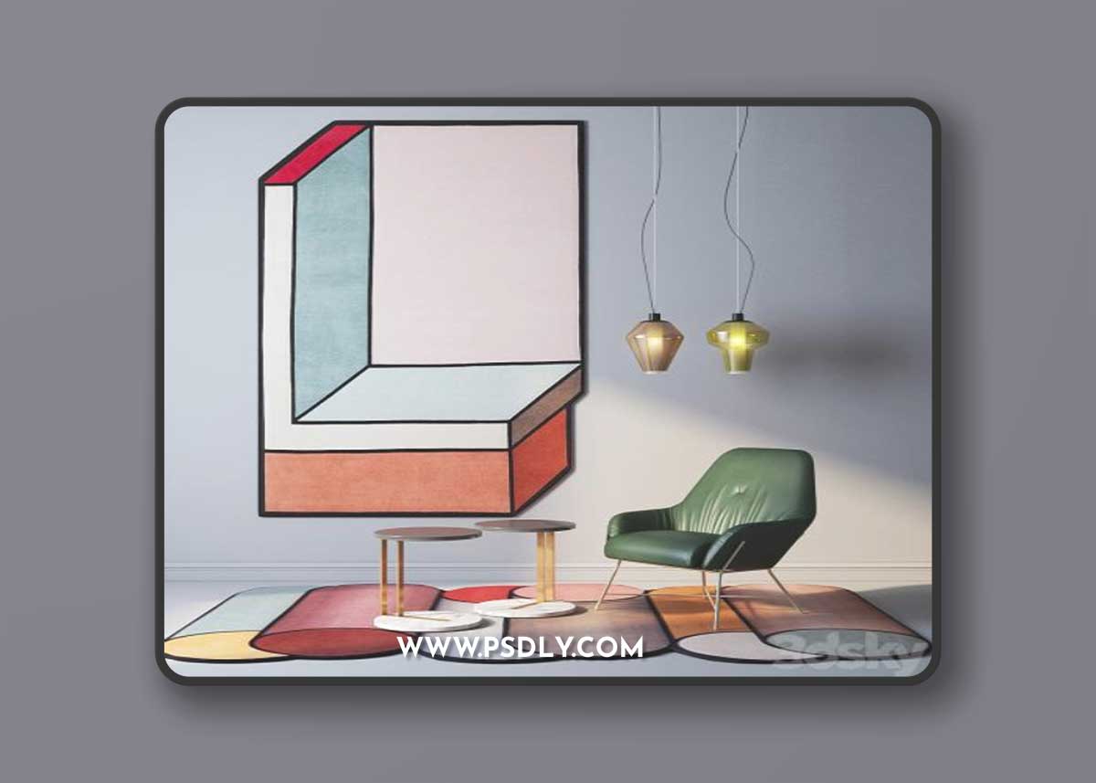 cc-tapis rugs, Foscarini Diesel lamps, ASIA Leather armchair