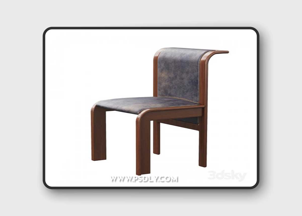 1st DIBS Restaurant Leather Vintage Chair
