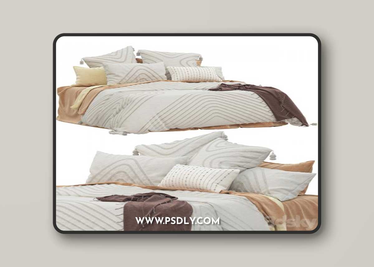 Adairs Ollie Tufted Vanilla Quilt Cover