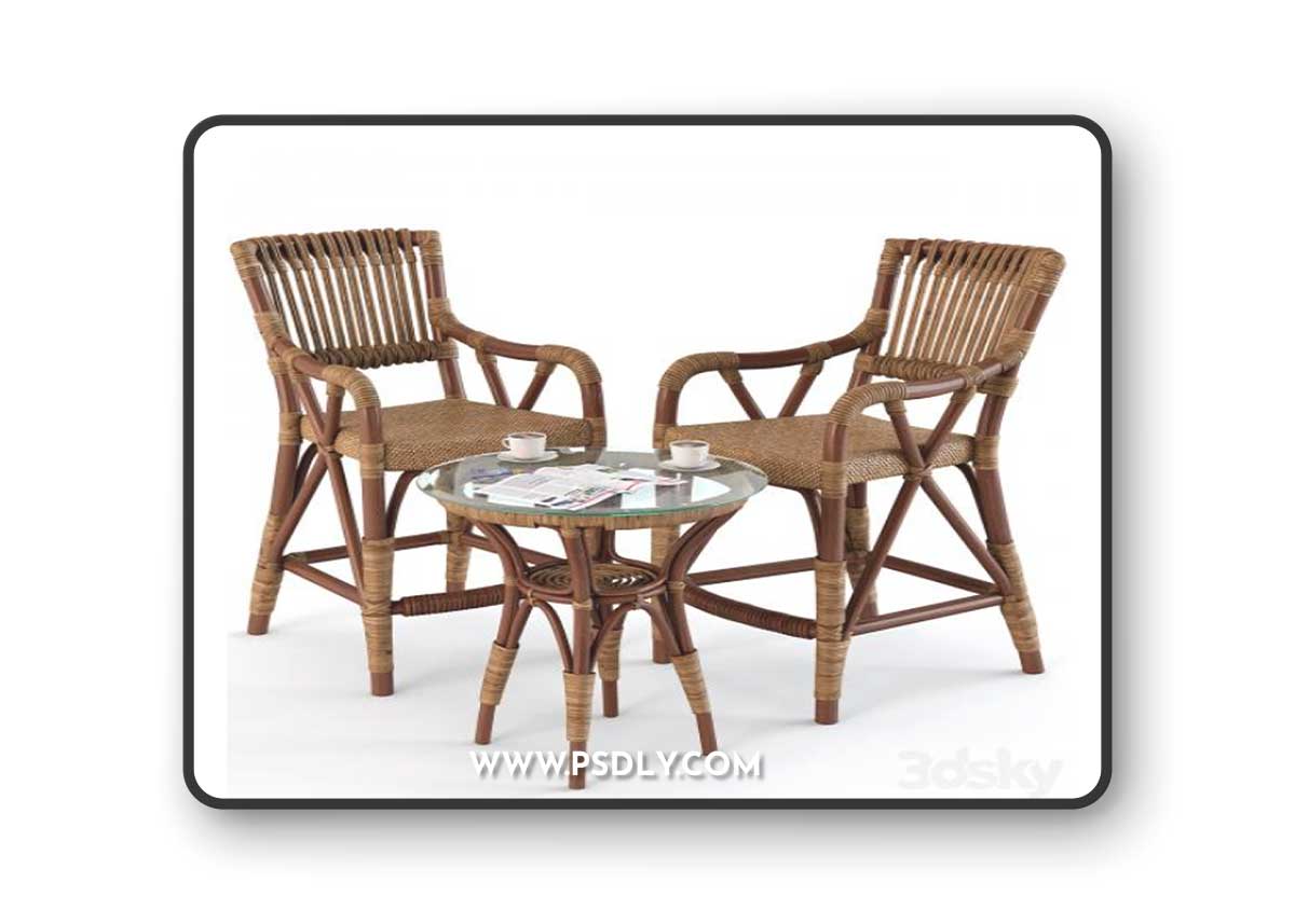 Allison Coastal Stool and Abby French Table