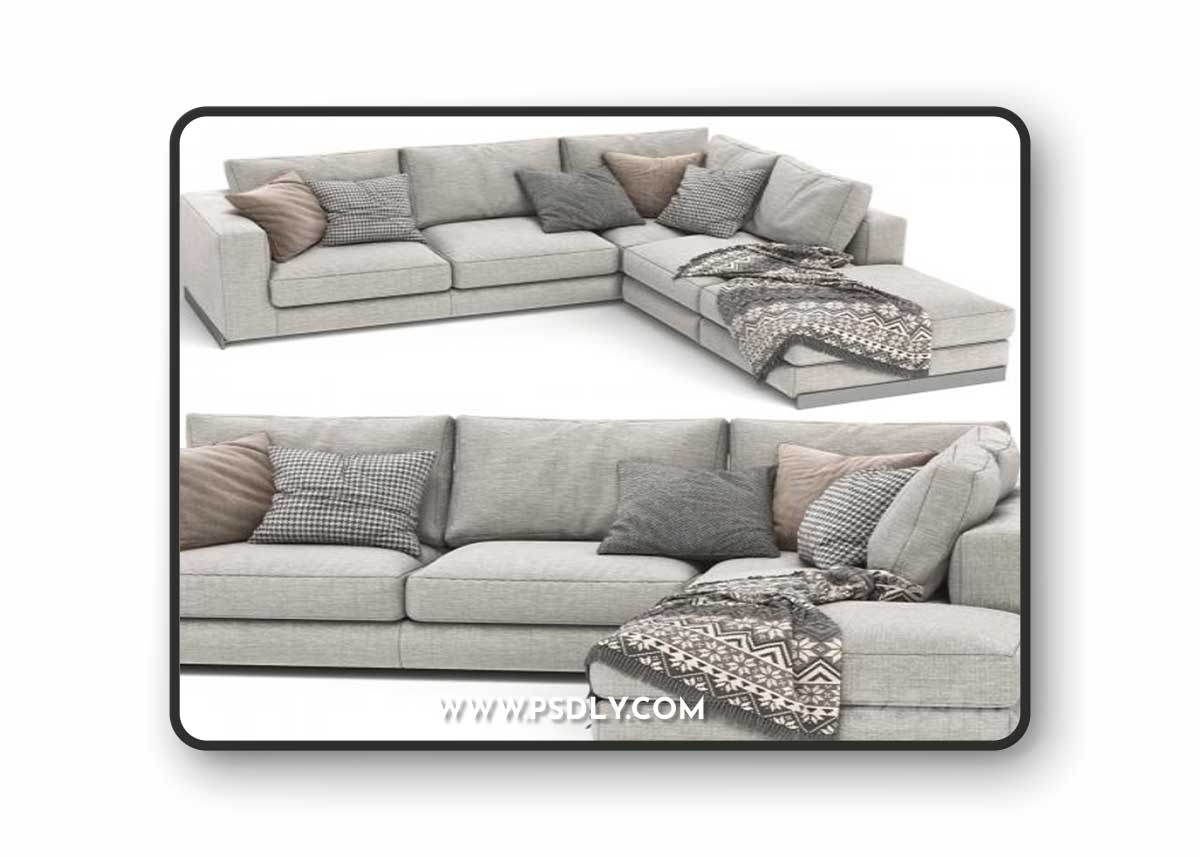 Arflex Rendez Vous Sofa 3D Model