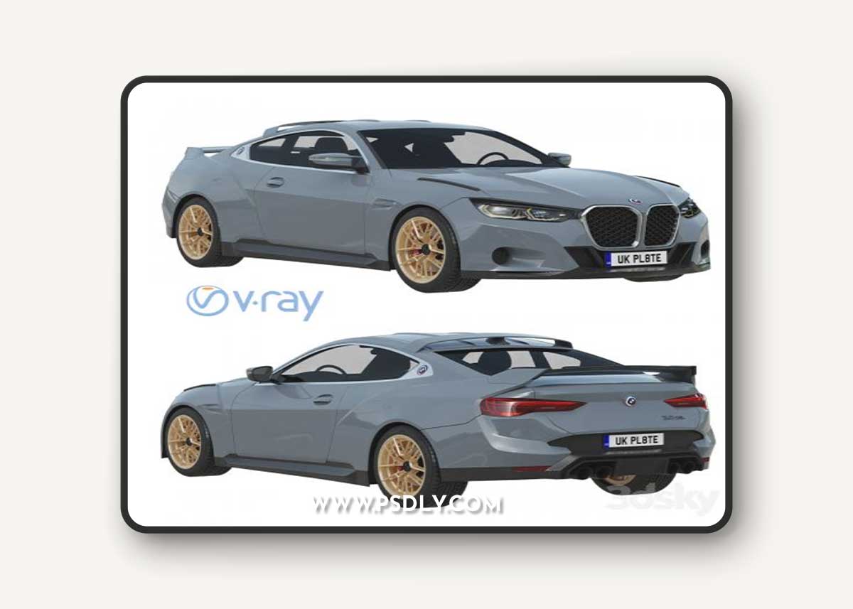 BMW 3.0 CSL 2023 3D Model