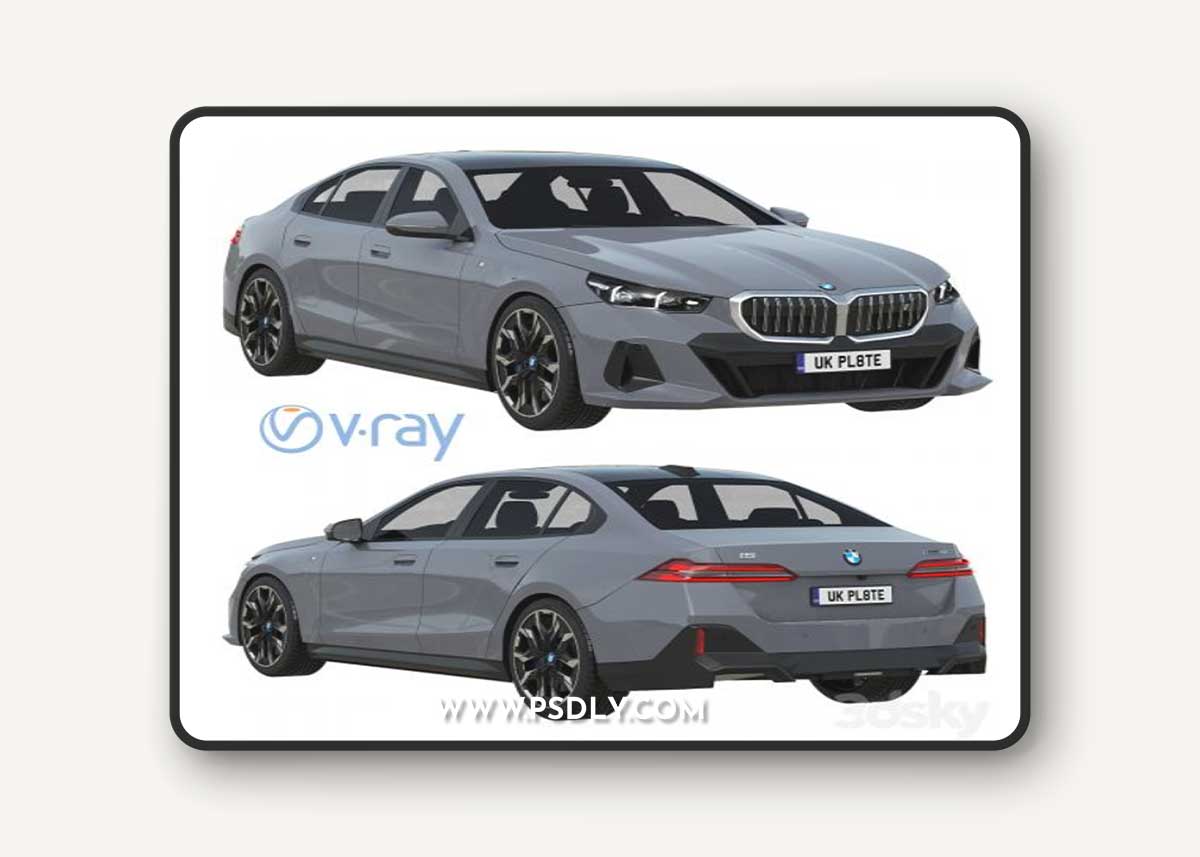 BMW i5 G60 2024 3D Model
