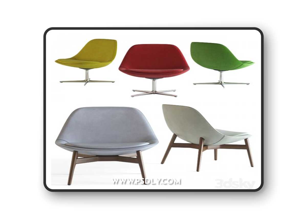 Bernhardt design Chiara 3D Model