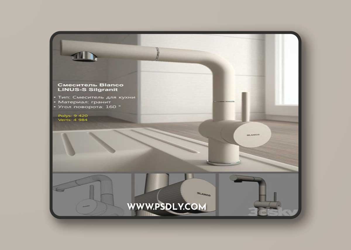 Blanco LINUS-S Silgranit 3D Model