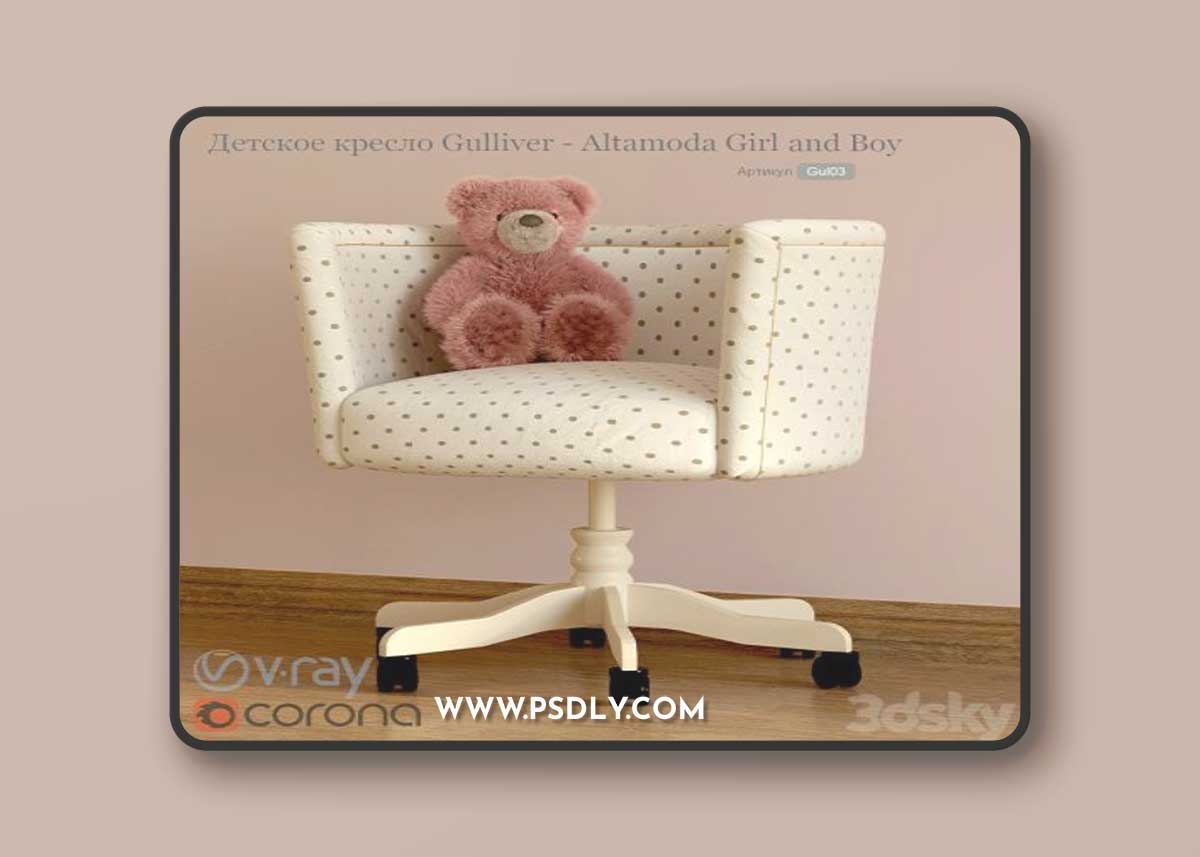 Child seat Gulliver - Altamoda with a bear