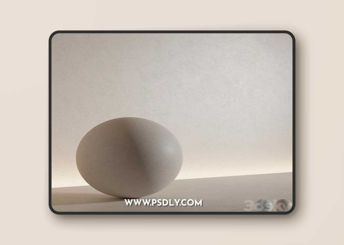 Decorative plaster. Seamless decorative plaster material 83