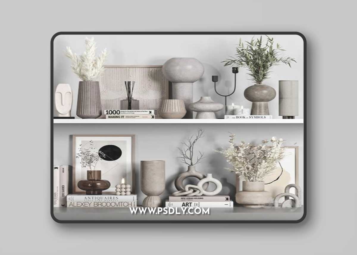 Decorative set Vol034 3D Model